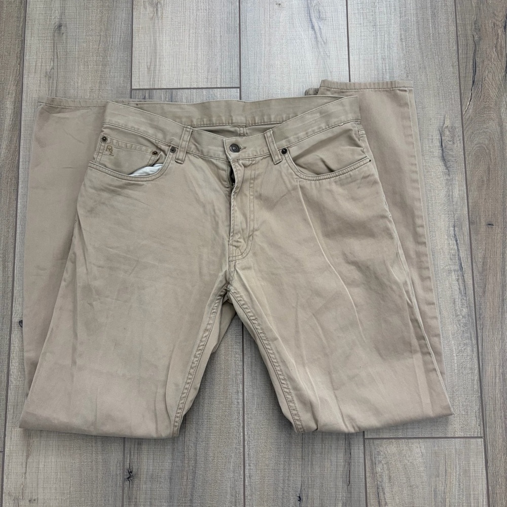 Polo Ralph Lauren 650 Tan Jeans Sz 32X32